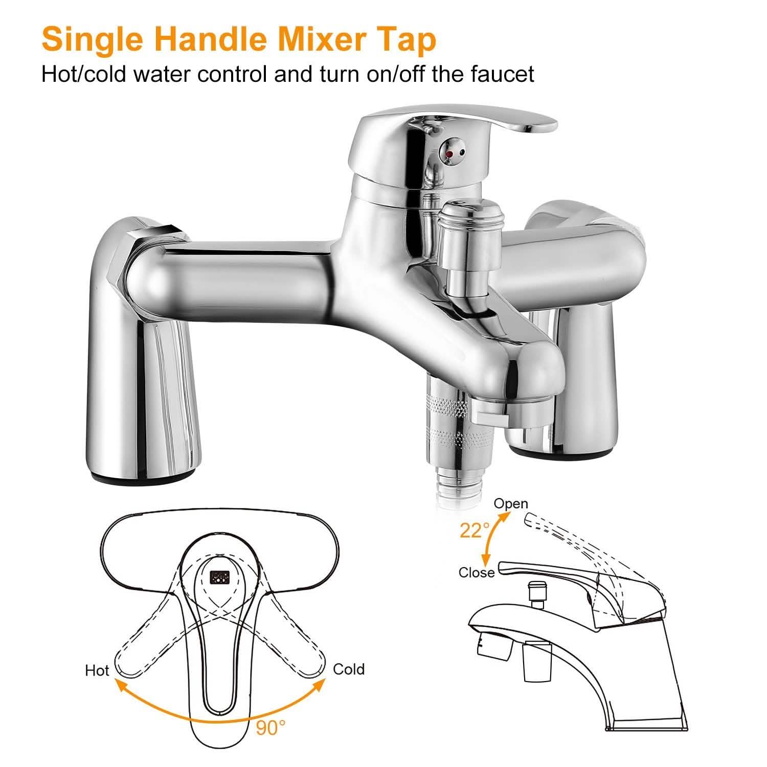 Bathroom Sink Faucet Mixer Tap DailySale