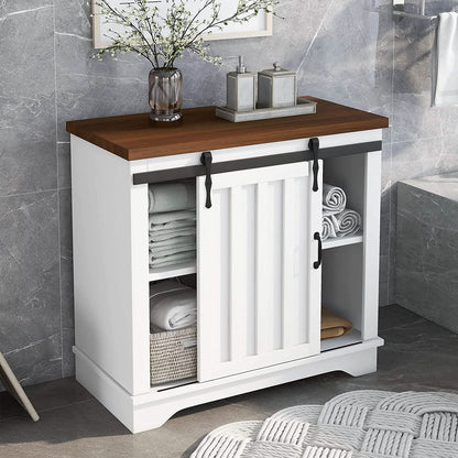 Bathroom Storage Cabinet with Adjustable Shelf DailySale