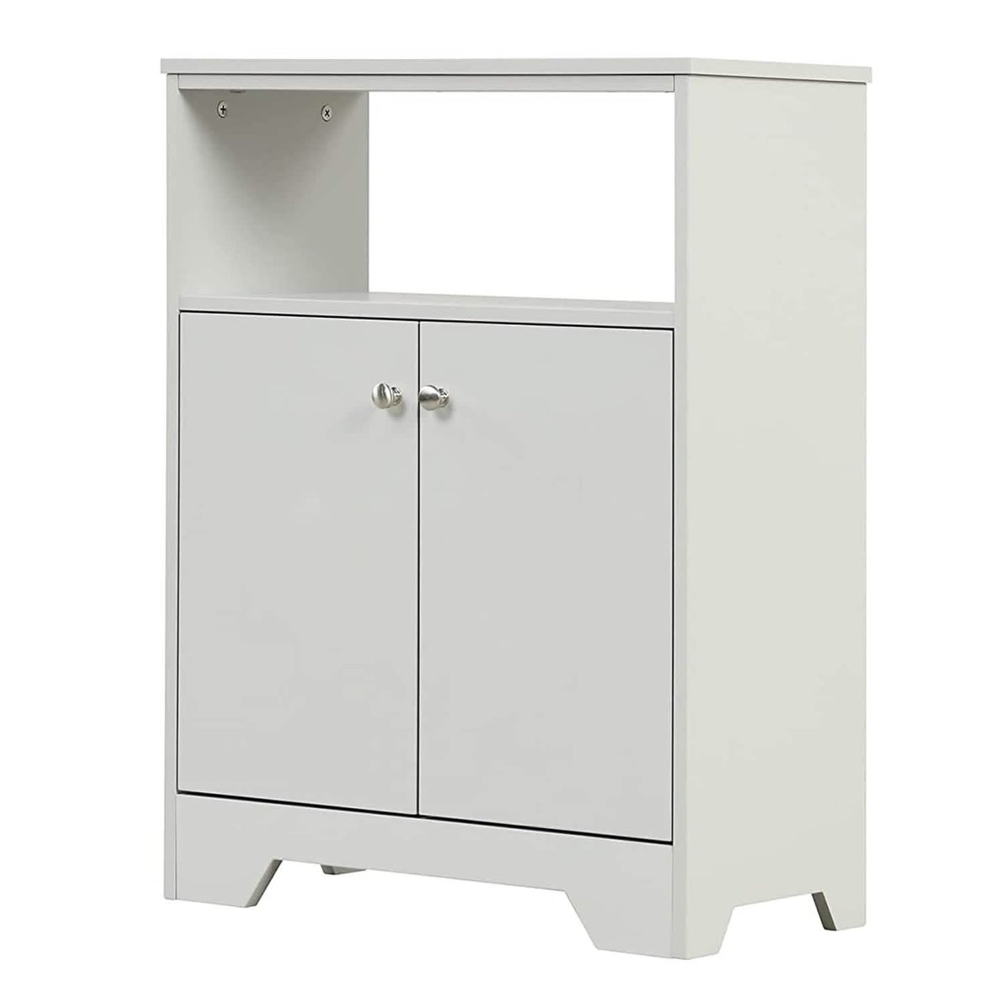 Bathroom Storage Cabinet with Two Doors and Adjustable Shelves DailySale