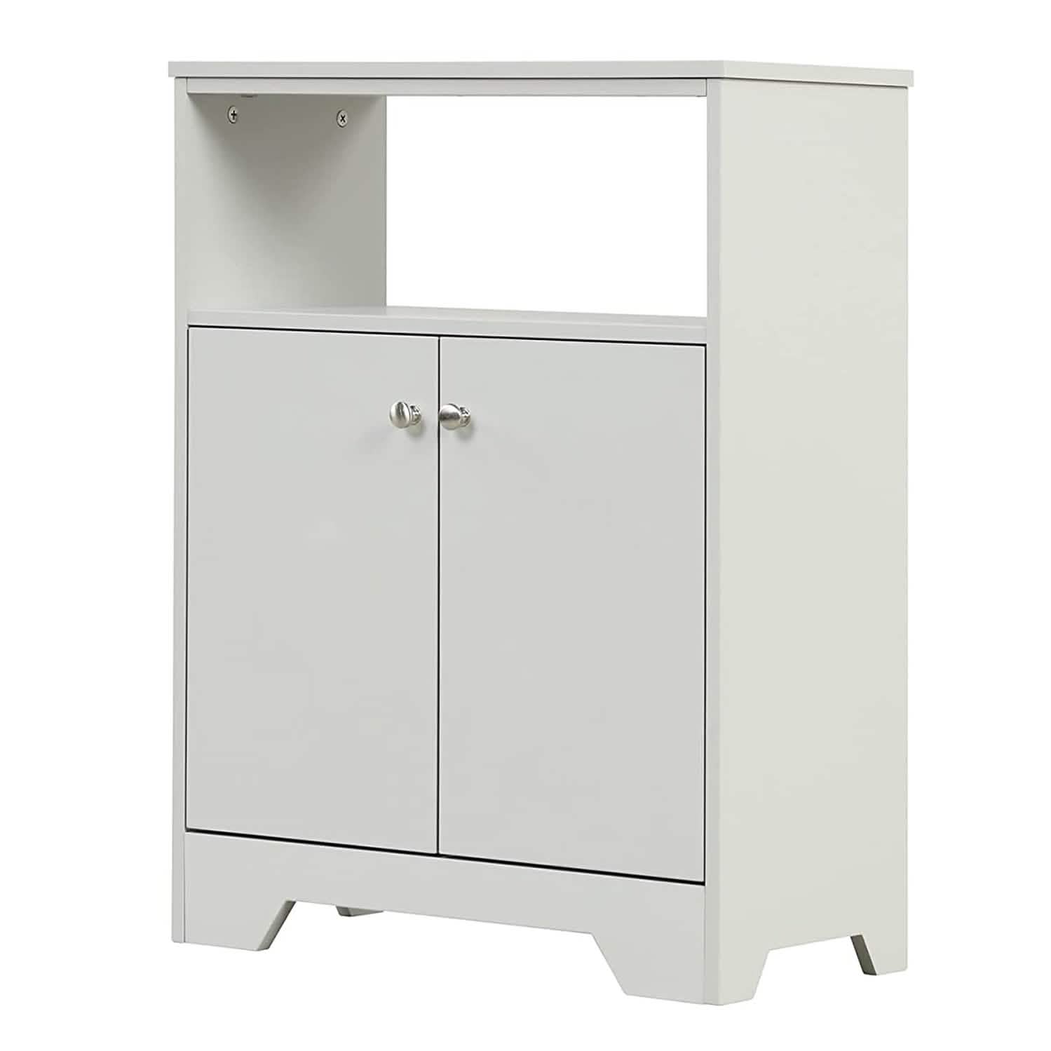 Bathroom Storage Cabinet with Two Doors and Adjustable Shelves DailySale