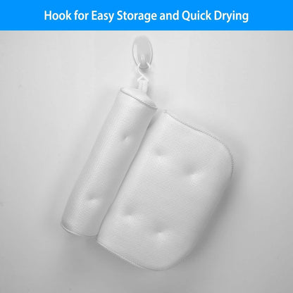 Bathtub Pillow Suction Cup Bath Pillow Air Mesh DailySale