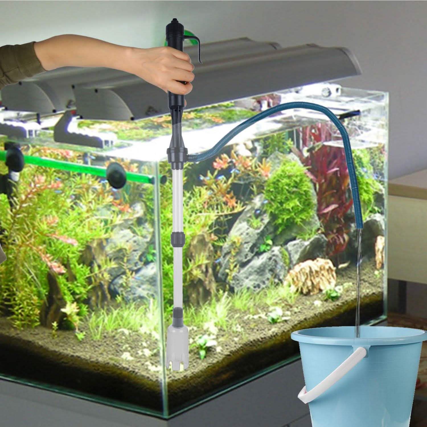 Battery-Operated Aquarium Vacuum Gravel Cleaner DailySale