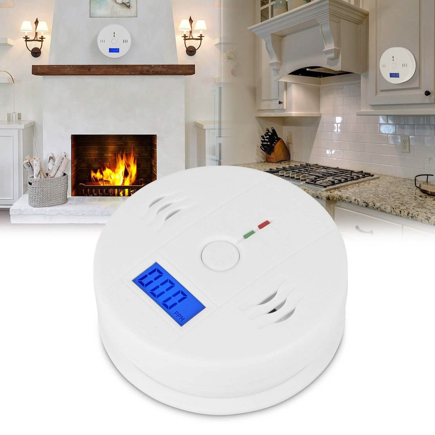 Battery Operated Carbon Monoxide Sensor Alarm DailySale