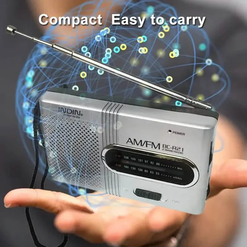 Battery Operated Portable AM/FM Radio DailySale