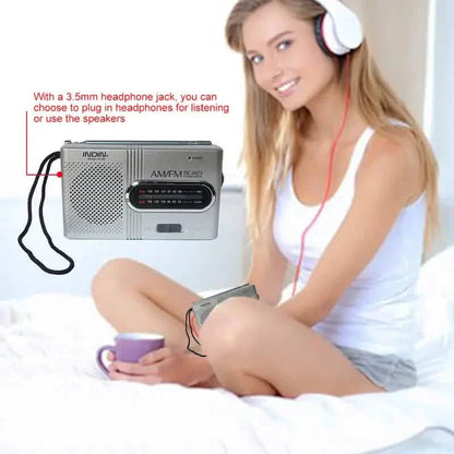 Battery Operated Portable AM/FM Radio DailySale