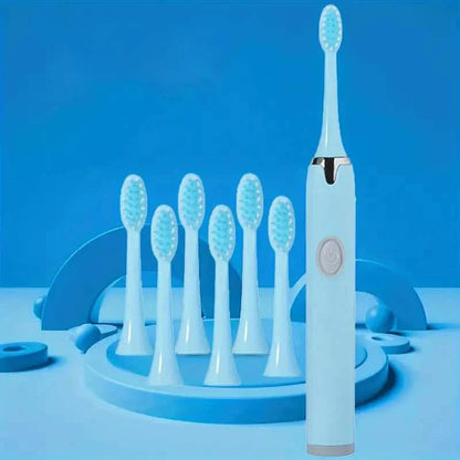 Battery Operated Toothbrush Kit with 6 Soft Bristles DailySale