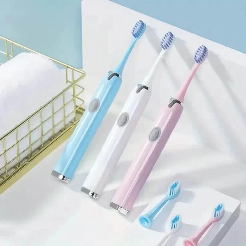Battery Operated Toothbrush Kit with 6 Soft Bristles DailySale