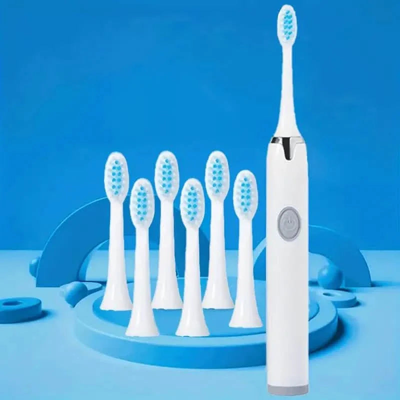 Battery Operated Toothbrush Kit with 6 Soft Bristles DailySale