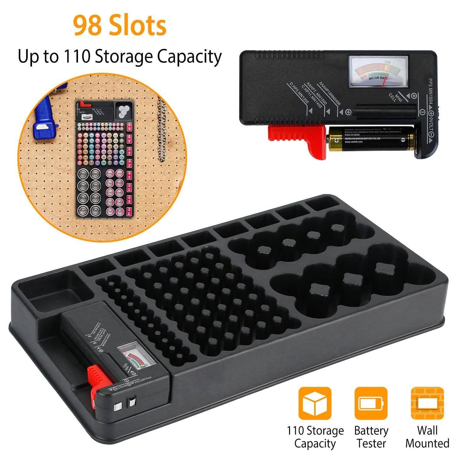 Battery Organizer Storage Case DailySale