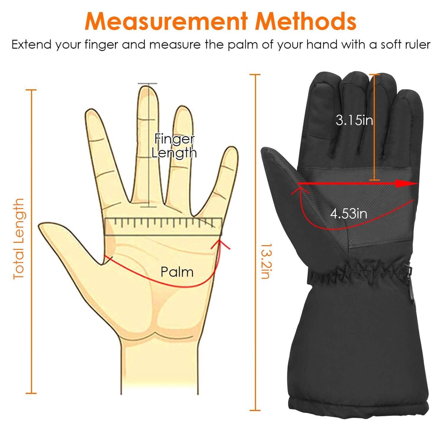 Battery Powered USB Touchscreen Thermal Gloves DailySale