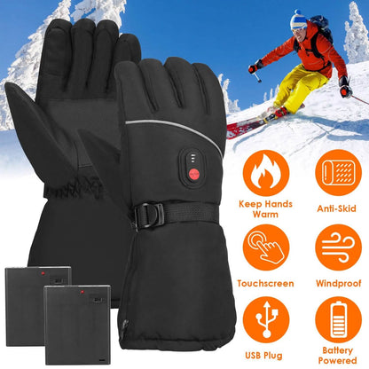 Battery Powered USB Touchscreen Thermal Gloves DailySale