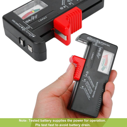 Battery Tester Checker Universal For AA AAA C D 9V 1.5V Button Cell Battery DailySale