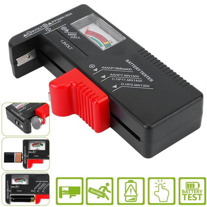 Battery Tester Checker Universal For AA AAA C D 9V 1.5V Button Cell Battery DailySale