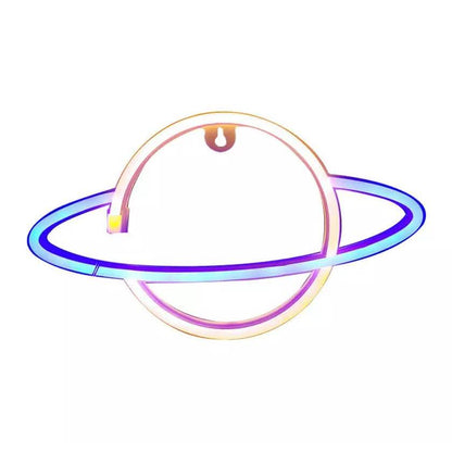 Battery USB LED Neon Light Wall Signs Night Home Decor DailySale