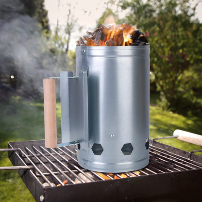 BBQ Charcoal Chimney Can Grill Lighter DailySale