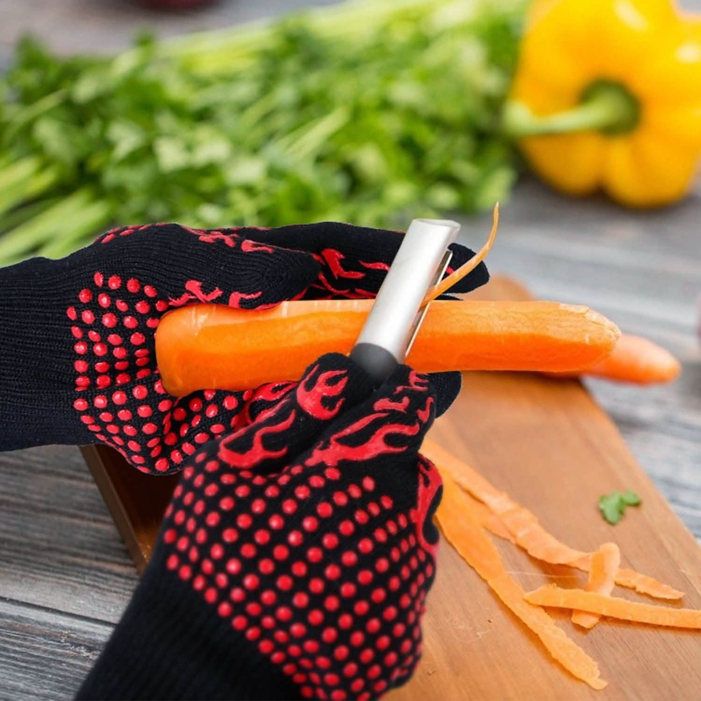 BBQ Gloves 1472¬∞F Heat Resistant Grill Gloves Anti-slip DailySale
