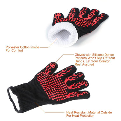 BBQ Gloves 1472¬∞F Heat Resistant Grill Gloves Anti-slip DailySale