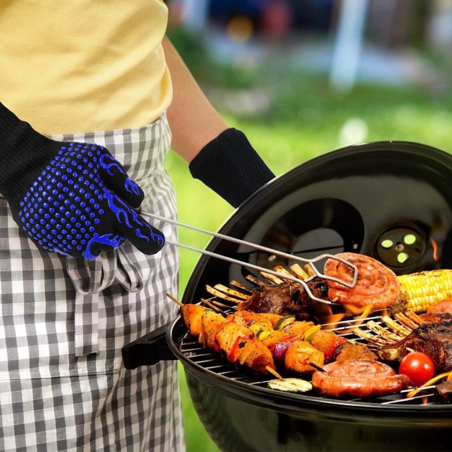 BBQ Gloves 1472¬∞F Heat Resistant Grill Gloves Anti-slip DailySale