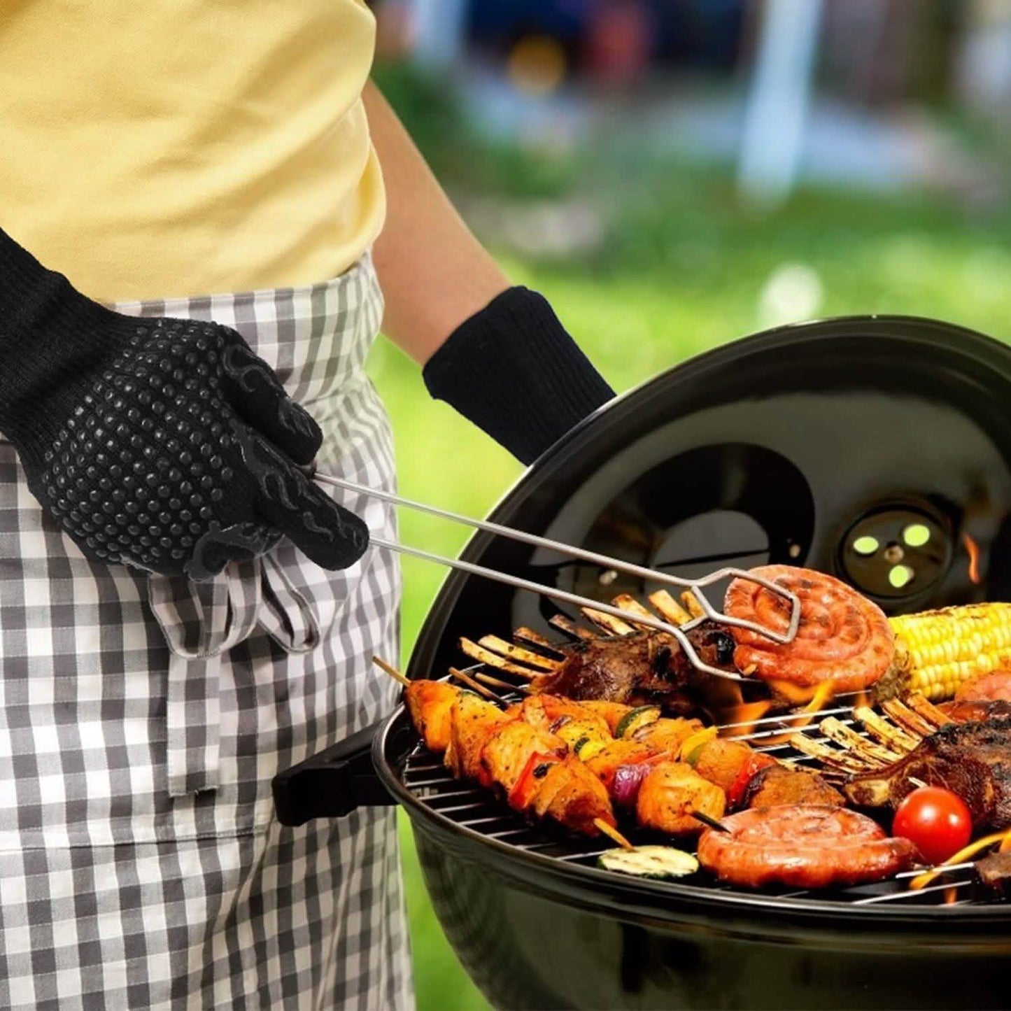 BBQ Gloves 1472¬∞F Heat Resistant Grill Gloves Anti-slip DailySale