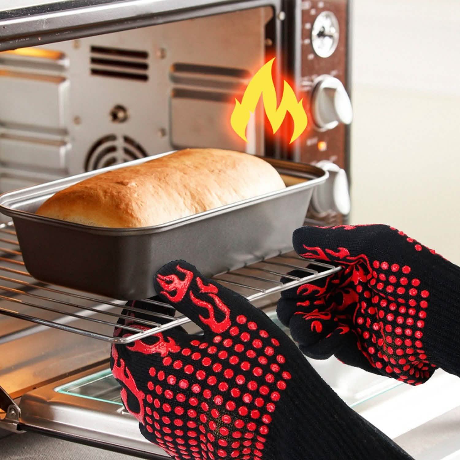 BBQ Gloves 1472¬∞F Heat Resistant Grill Gloves Anti-slip DailySale
