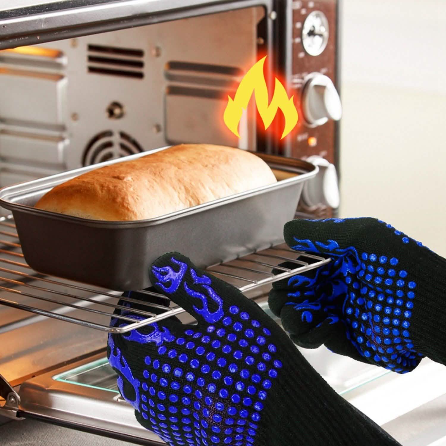 BBQ Gloves 1472¬∞F Heat Resistant Grill Gloves Anti-slip DailySale
