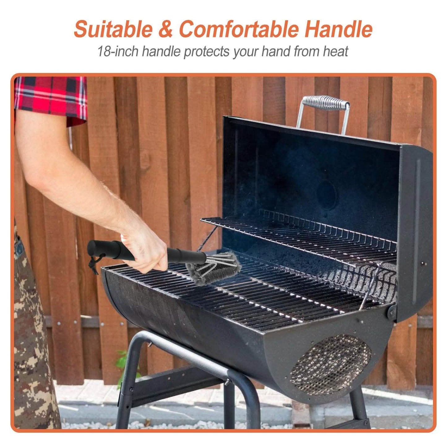 BBQ Grill Cleaning Brush Stainless Steel DailySale