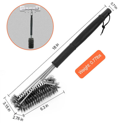 BBQ Grill Cleaning Brush Stainless Steel DailySale