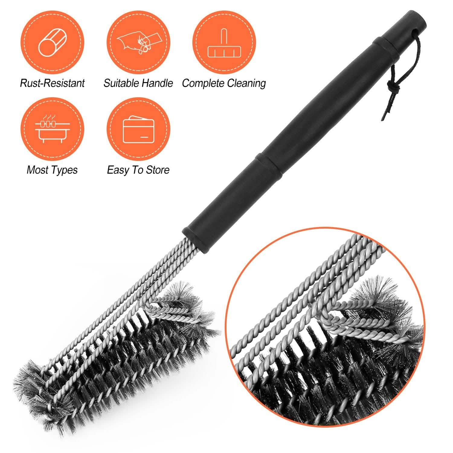 BBQ Grill Cleaning Brush Stainless Steel DailySale