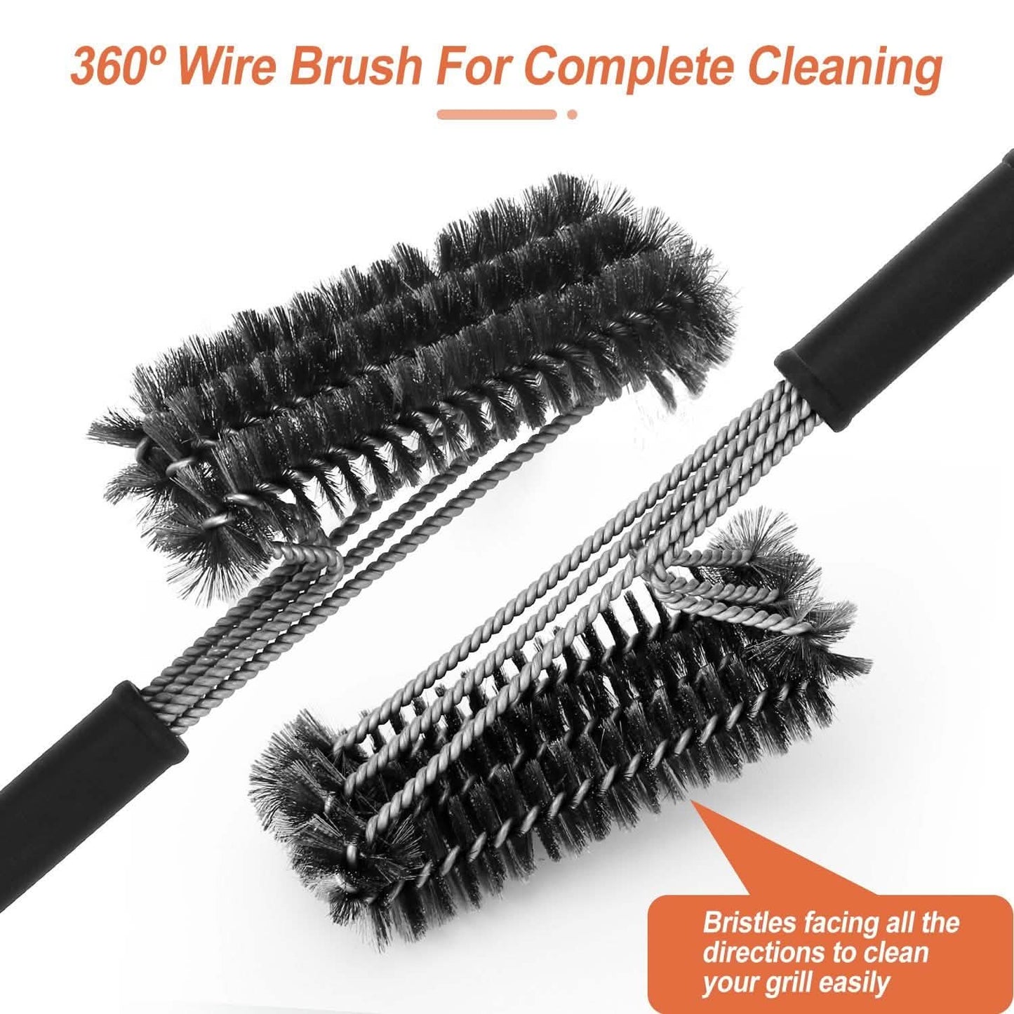 BBQ Grill Cleaning Brush Stainless Steel DailySale