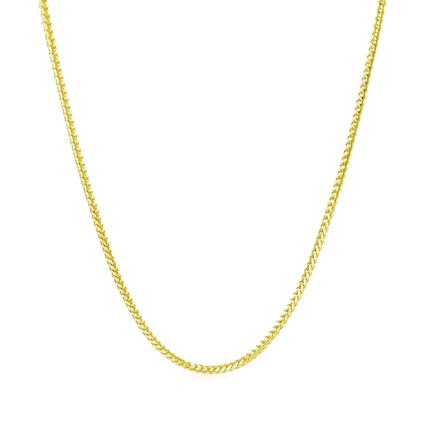 14k Yellow Gold Franco Chain 1.2mm Bids.com