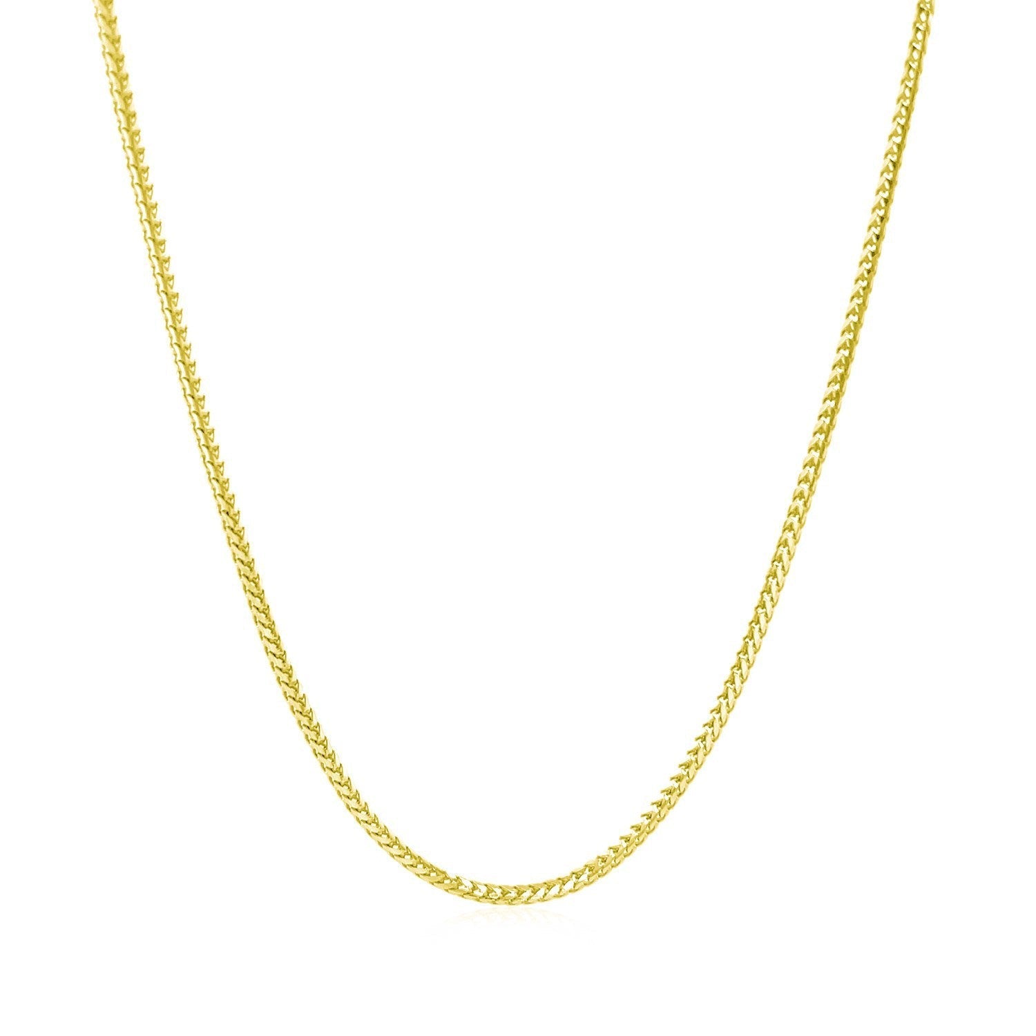 14k Yellow Gold Franco Chain 1.2mm Bids.com