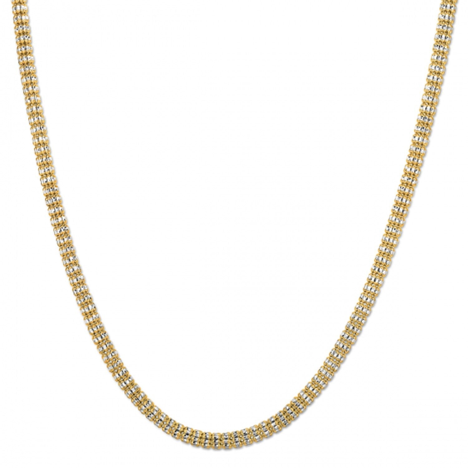 Ice Barrel Chain in 14k Yellow Gold (4.25 mm) Bids.com