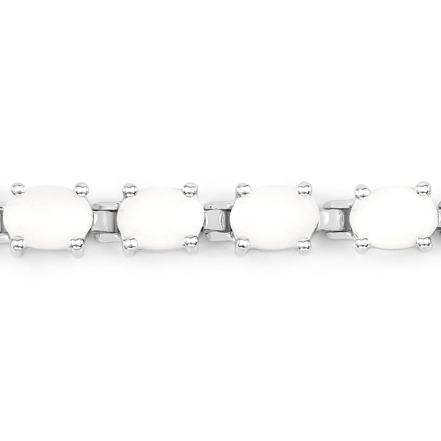 10.26 Carat Genuine Opal .925 Sterling Silver Bracelet Bids.com