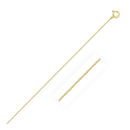 10k Yellow Gold Classic Box Chain 0.45mm Bids.com