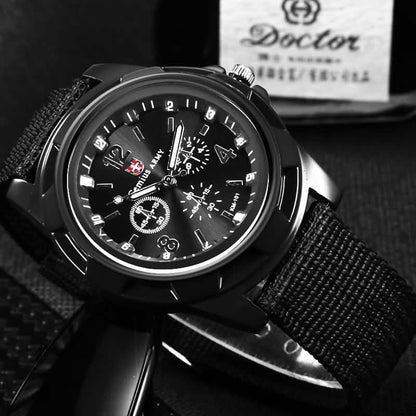 Men's Nylon Casual Sport Quartz Wrist Watch DailySale