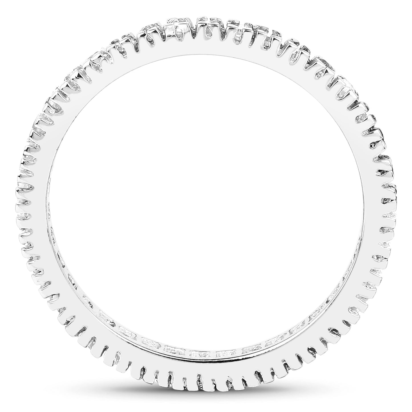 0.57 Carat Genuine Champagne Diamond .925 Sterling Silver Ring Bids.com