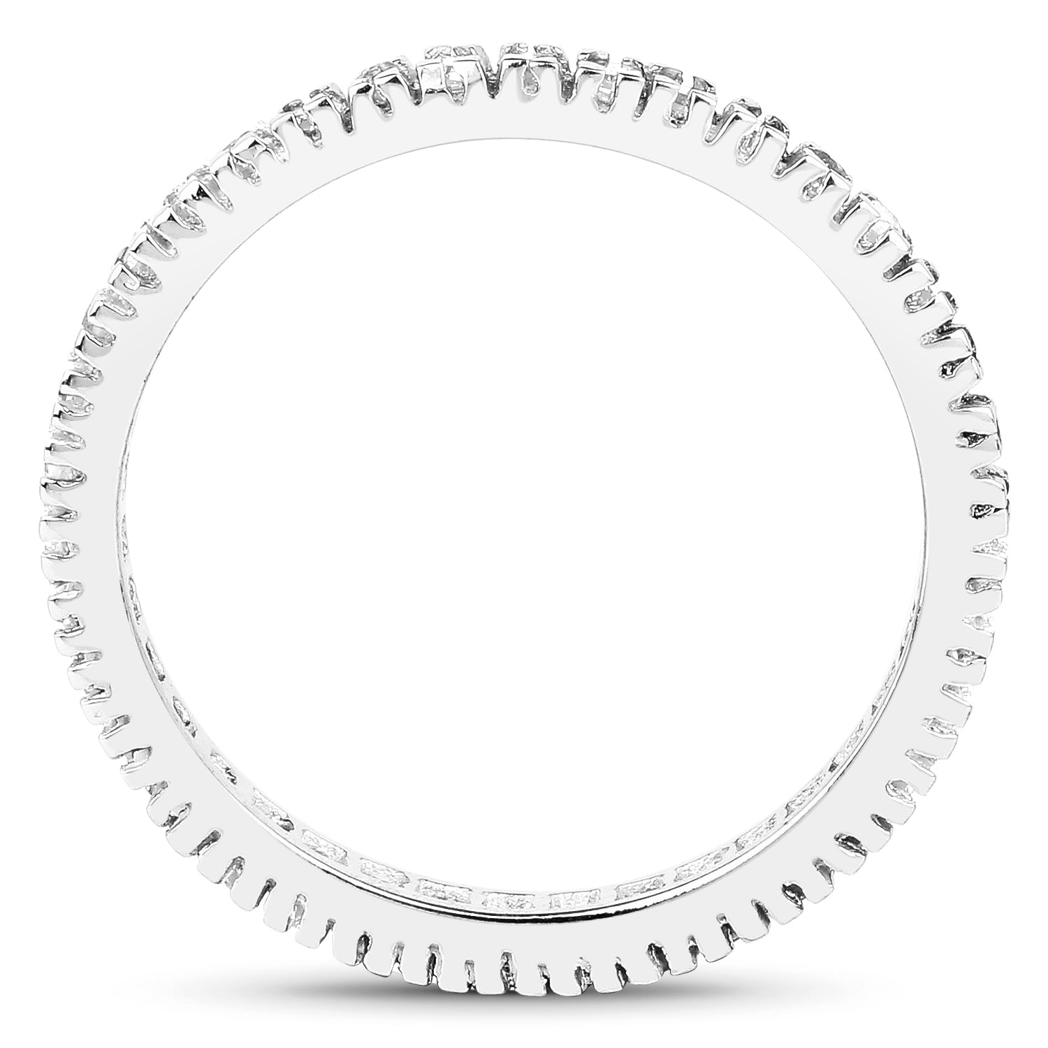 0.57 Carat Genuine Champagne Diamond .925 Sterling Silver Ring Bids.com