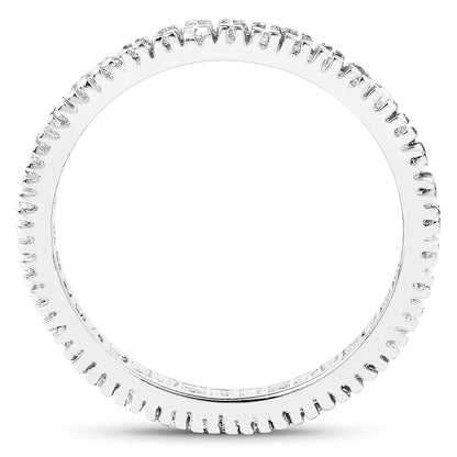 0.57 Carat Genuine Champagne Diamond .925 Sterling Silver Ring Bids.com