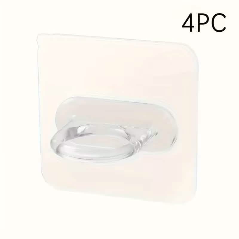 4-Pack Clear Adhesive Utility Hooks DailySale