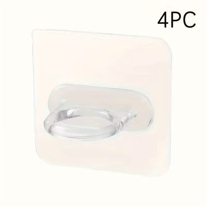 4-Pack Clear Adhesive Utility Hooks DailySale