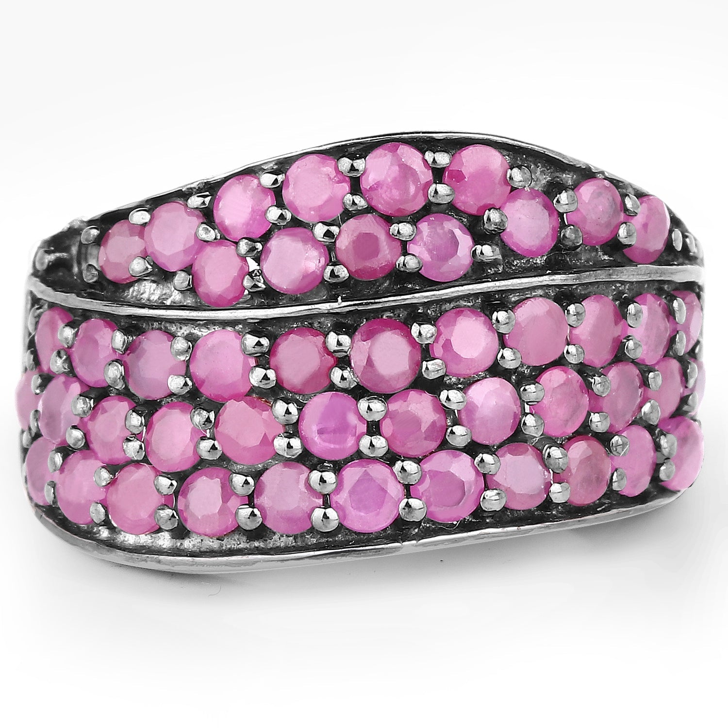 2.33 Carat Genuine Ruby .925 Sterling Silver Ring Bids.com
