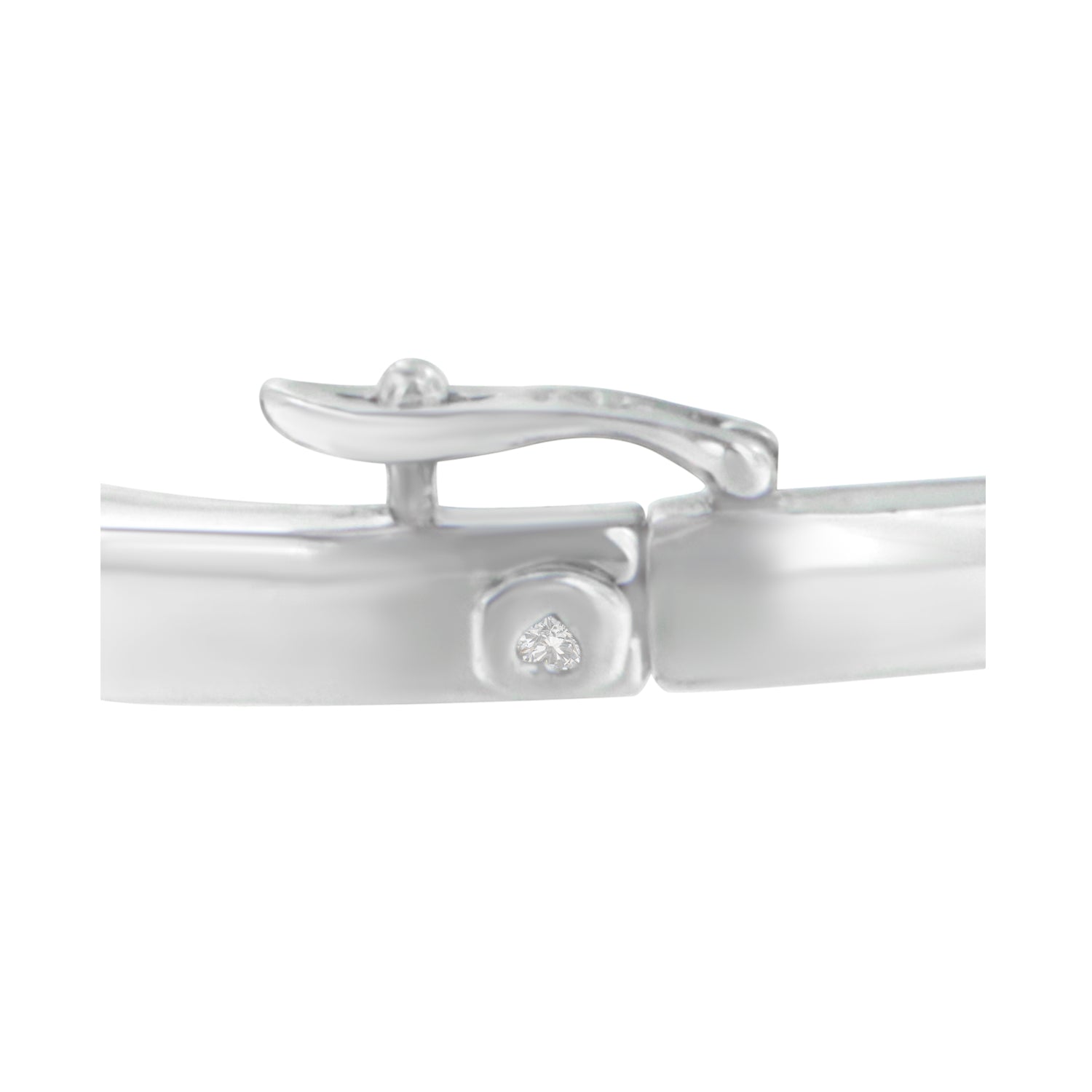 14K Two-Toned Gold Princess Cut Diamond Fashion Bangle (1 cttw, H-I Color, SI1-SI2 Clarity) Bids.com