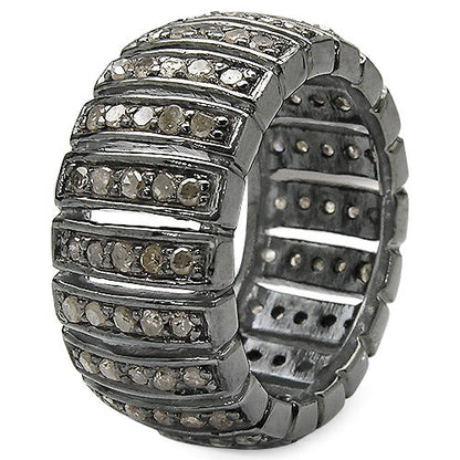 1.25 Carat Genuine TLB Diamond .925 Sterling Silver Ring Bids.com