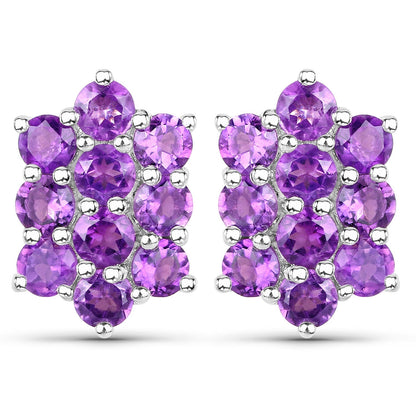 6.80 Carat Genuine Amethyst .925 Sterling Silver 3 Piece Jewelry Set (Ring, Earrings, and Pendant w/ Chain) Bids.com