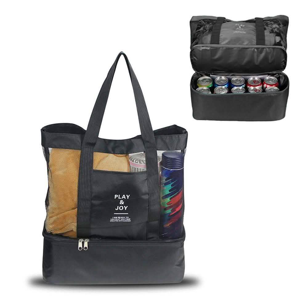 Beach Bags with Insulated Cooler DailySale