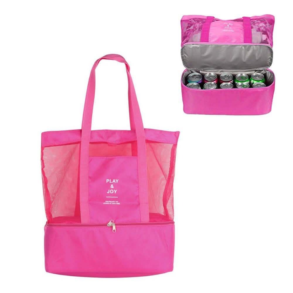 Beach Bags with Insulated Cooler DailySale