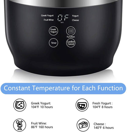Bear Yogurt Maker Machine with Stainless Steel Inner Pot DailySale