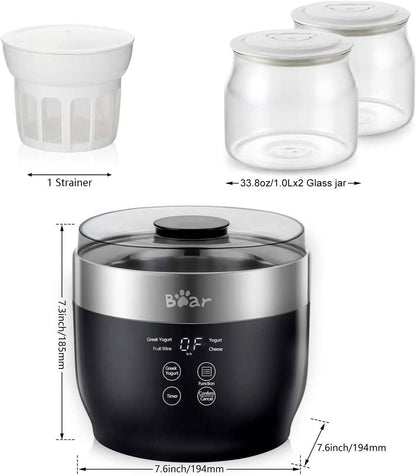 Bear Yogurt Maker Machine with Stainless Steel Inner Pot DailySale