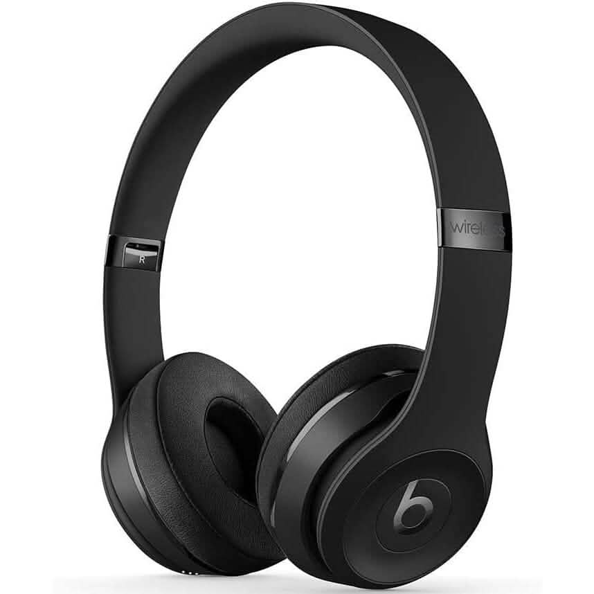 Beats Solo3 Wireless On-Ear Headphones - Black  (Refurbished) DailySale