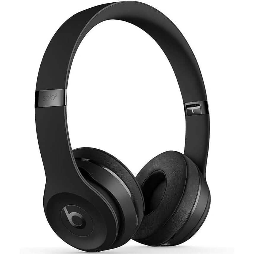 Beats Solo3 Wireless On-Ear Headphones - Black  (Refurbished) DailySale